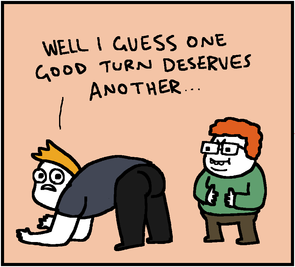 this is the bonus panel for this Eatmypaint Comic. Due to time elapsed, they style may appear different. All panels are created in Microsoft Paint