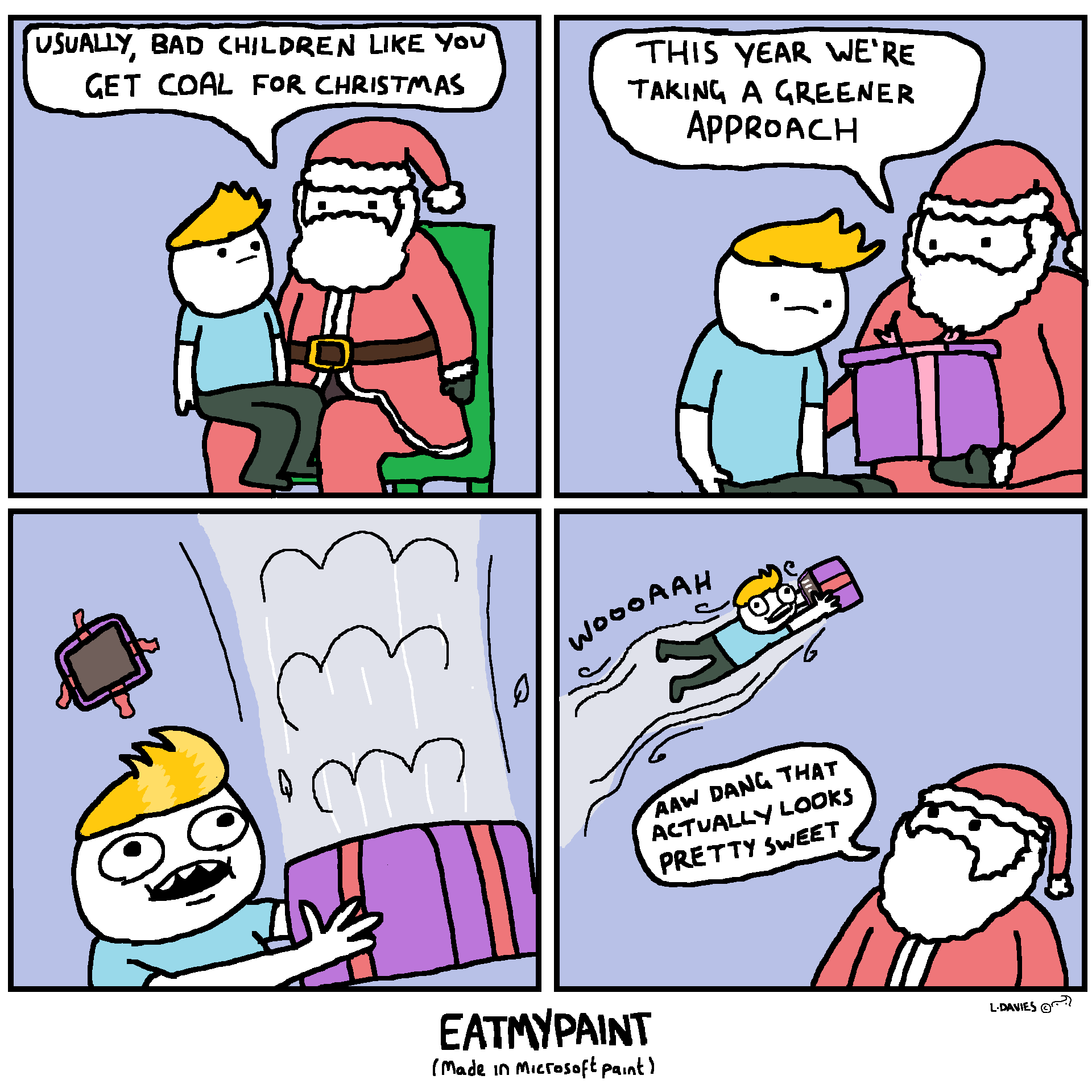 and the REALLY naughty children get depleted uranium