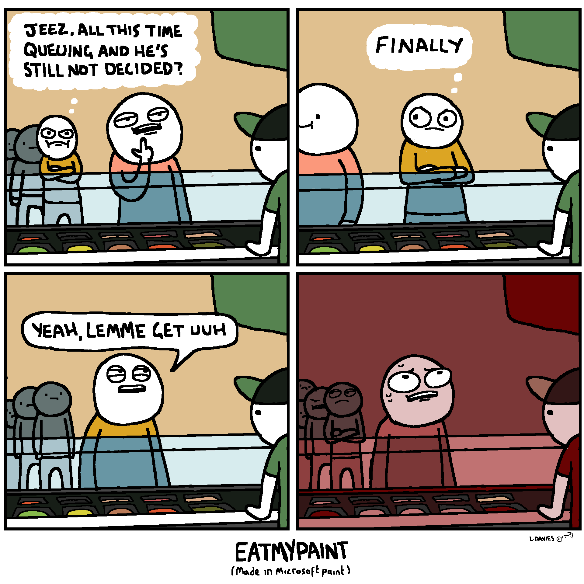 Great now I've forgot what a sandwich is