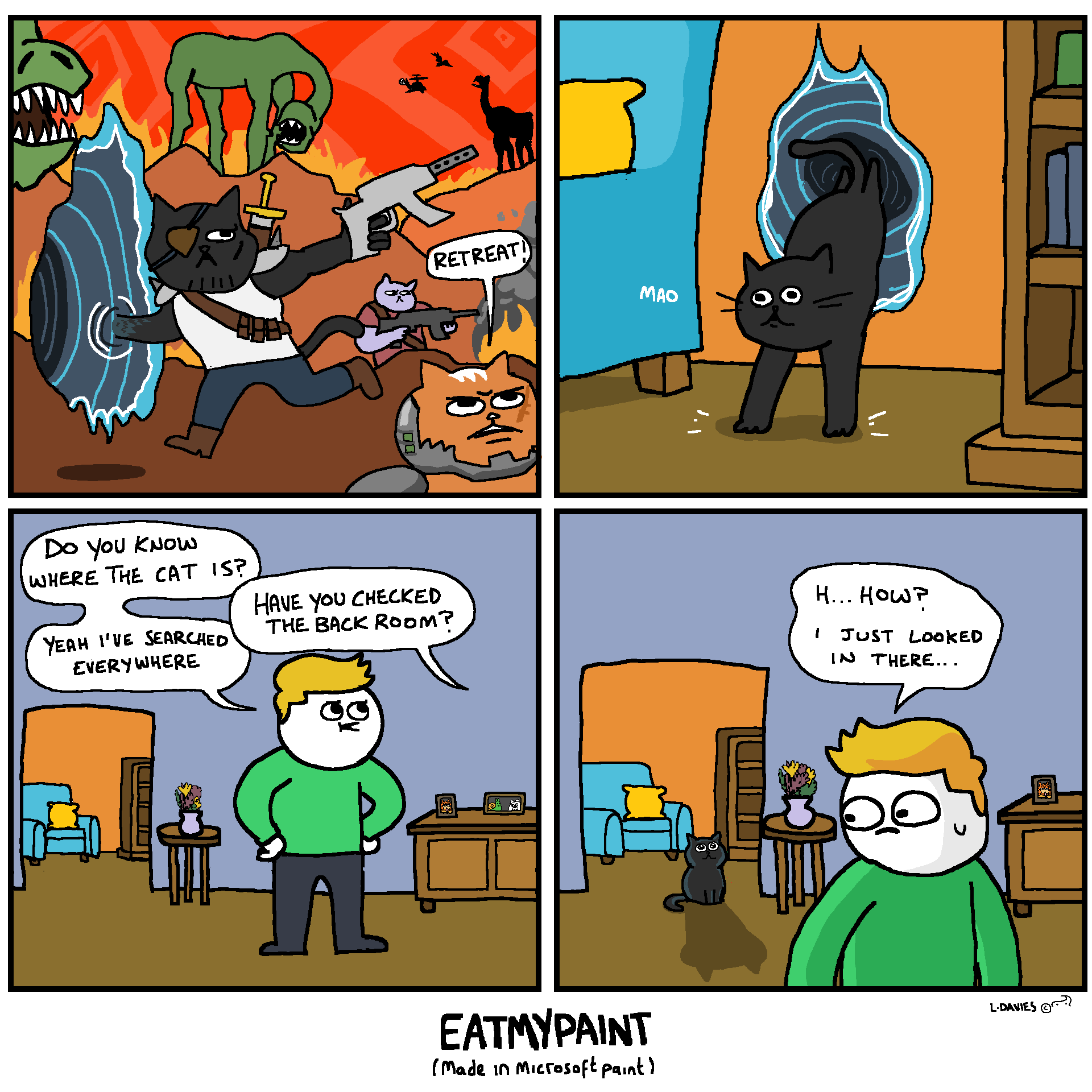 no, i already checked the interdimensional portal behind the chair